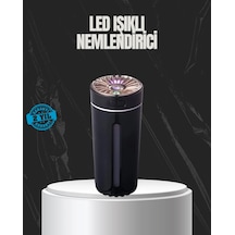Hubrendy Tekno Usb Aromaterapi Difüzör Ultrasonik Hava Nemlendirici Led Gece Lambalı