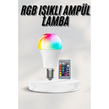Akıllı Rgb Led Ampul Led Uzaktan Kumandalı Renk Değiştiren Ampul Mh-hs9782-4662 Mavi