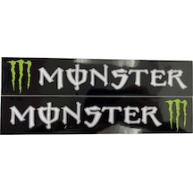 Monster Ön Amortisör Sticker Seti