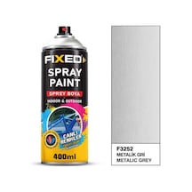 Sgs Fixed F-3252 Akrilik Sprey Boya Metalik Gri 400 Ml