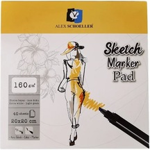 Alex Schoeller Eskiz Blok A5 Spiralli 180 Gr 25'li