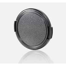 77mm Yan Sıkmalı Ön Lens Kapağı Snap-on Lens Koruyucu Kapak Parasoley Uyumlu Toz Ve Çizik Önleyici