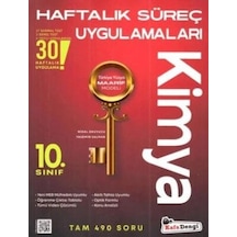 10.sınıf Kimya 30 Haftalık Süreç Uygulamaları Kafa Dengi