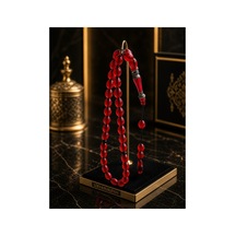 Ateş Kehribar Tesbih 9-12 Mm Nakkaş İmame Sıralı Sistem Takım Püskül Koleksiyonluk & Hediyelik Kırmızı - 873821239 Kırmızı - 873821239 Kırmızı