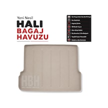 Toyota Land Cruıser Prado 2014-2024 Arası Halı Bagaj Havuzu Bej Renk