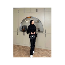 Unika Boutique More Taşlı İkili Takım Siyah