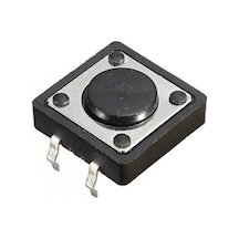 Powermaster Ic-202 12x12x3.5 Mm 4 Pinli Tact Switch Yuvarlak Buton