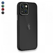 iPhone 13 Kılıf Freya Lazer Lens Kamera Çerçeveli Silikon Kapak