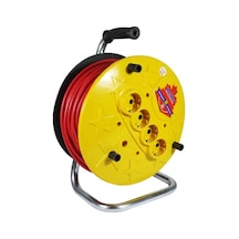 Welder 4lü Elektrik Seyyar Makaralı Uzatma Kablo 3x1.5mm 50m