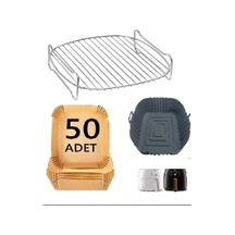Airfrey Pişirme Aksesuar Seti Silikon Siyah Diğer