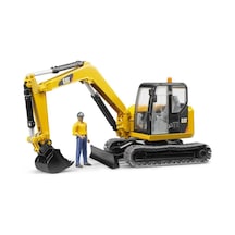 Bruder Cat Mini Ekskavatör Ve İnşaat İşçisi Br02466