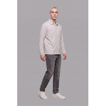 Defacto Regular Fit Çift Cepli Gömlek Ceket H6548ax26augr293 Gri-gr293