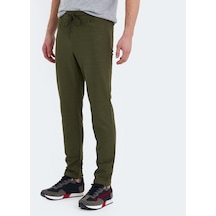 Slazenger PART Erkek Fermuar Cepli Dar Paça Haki Eşofman Altı