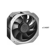 2'li EBMPAPST 280x280x80 mm W2E250-HL06-01 230 AC Aksiyal Kompakt Fan