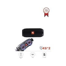 Torima Bts-2175 Bluetooth 5.3 Kablosuz Hoparlör 2x5w Çift Hoparlör, Fm Radyo, Aux, Tf Kart, Usb, 1200mah Pil