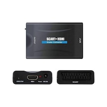 Scart To Hdmı Dönüştürücü Adaptör Siyah - Al2621 Standart
