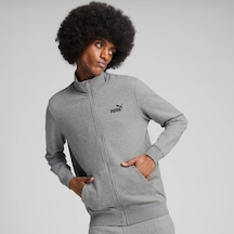 Puma Erkek Ess No. 1 Logo Track Jacket Eşofman Üst 68258403 Gri