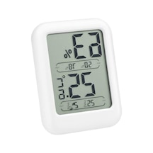 Mini Masa Üstü Dijital Termometre Ve Nem Ölçer, Mıknatıslı Higrometre