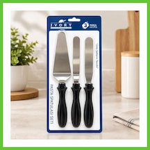 Bezos 3 Parça Pasta Spatulası Dmc Çok Renkli