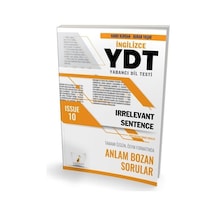 YDT İngilizce Irrelevant Sentence Issue 10 - Burak Yaşar - Pelikan Yayınları