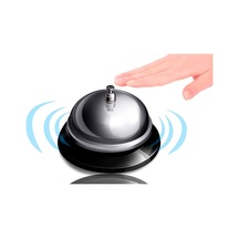 B&f Otel Resepsiyon Bell Masa Zili Servis Çanı Servis Çanı Klasik Çelik Servis Çhassasiyetları İçin - Gümüş Diğer