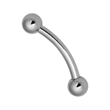 Tdgr00880 Curved Barbel Piercing K7 Çok Renkli