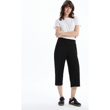 Lcw Eco Siyah Beli Lastikli Kadın Kapri