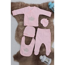 Sema Baby 5 Parça Hastane Çıkışı Zıbın Seti 0-3 Ay - Queen Çok Renkli Sema Baby 5 Parça Hastane Çıkışı Zıbın Seti 0-3 Ay - Queen Çok Renkli