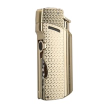 Quantoro Tek Torch Pürmüz Delicili/iğneli Gold Metal Puro Çakmağı - Trz1155