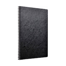 Clairefontaine Age Bag Wirebound A4 Kareli Defter Siyah 781421c