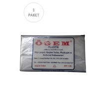 Hubrendy Tedarik Bakkaliye Naylon Torba Beşlik 30x52 Cm 1 Kg 1 Paket Takriben 105 Adet
