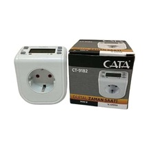 Ct-9182 Dijital Zaman Saati Zaman Ayarlı Priz 3680w Timer,beyaz,