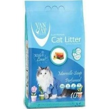 Vancat Marsilya Sabunlu Kalın Taneli Bentonit Kedi Kumu 10 KG
