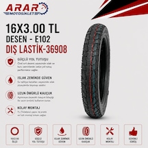 16x3.00 Tl Desen - E102 Dış Lastik-36908