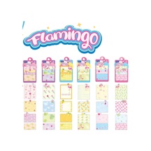 Flamingo Yapışkanlı Not Kağıdı Seti, 80 Yaprak, Renkli, Model 2216
