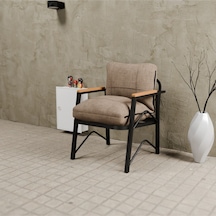 Mb Garden Furnıture Simetri Model, Balkon, Bahçe,cafe, Mutfak,metal Koltuk Takımı, Bahçe Takımı , Çay Seti, Tekli Koltuk Cappuccino