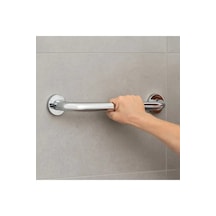 Yaşlı Ve Bedensel Engelli Tutunma Barı Paslanmaz Çelik 19 Mm Çap 40 Cm Gümüş