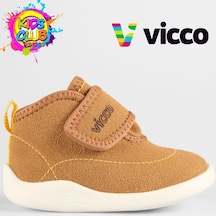 Vicco Plase İlk Adım Bebek Ortopedik Çocuk Spor Ayakkabı Kahverengi