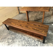 Bintaşmobilya Ceviz Rengi Kütük Tv Sehpasi