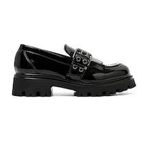 Naplak Nero Oxford Klasik Kadın 6008026 Nacree Napl Nero Siyah