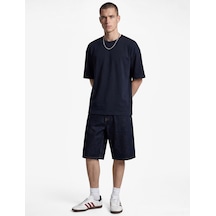 Koton Pamuklu Bol Normal Bel Cepli Baggy Jean Şort Raw 6sam40401nd 63x