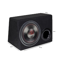 Massıve Ms-neo15.d4 Oto Bass Subwoofer Kabinli 38cm 1800 Watt