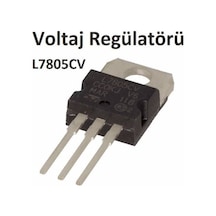 5V Voltaj Regülatörü 7805 L7805Cv To-220 Şarj Devresi Uyumlu