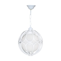 Birinci Sınıf Papatya Plastik Avize - Tavan Apliği - Beyaz