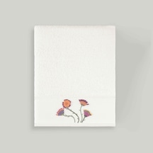 Linens Melia Pamuk 50x85 Cm Yüz Havlusu Beyaz Beyaz
