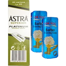 Astra Jilet 100'lü + More For You Berber Tıraş Sabunu 2 x 75 G