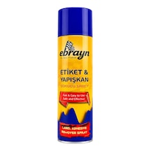 Ebrayn Etiket Ve Yapışkan Sökücü Sprey 500 Ml