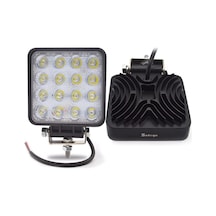 2 Adet 16 Ledli Off Road Çalışma Lambası / Projektör 48watt 12v /