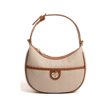 Silver Polo Bej - Taba Sp1194 Kadın Omuz Çantası Bej - Taba