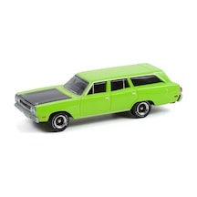 Greenlight 1/64 1970 Plymouth Satellite Yeşil Model Araba